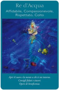 Re d'Acqua - La carta del giorno angel card reader Re d'Acqua